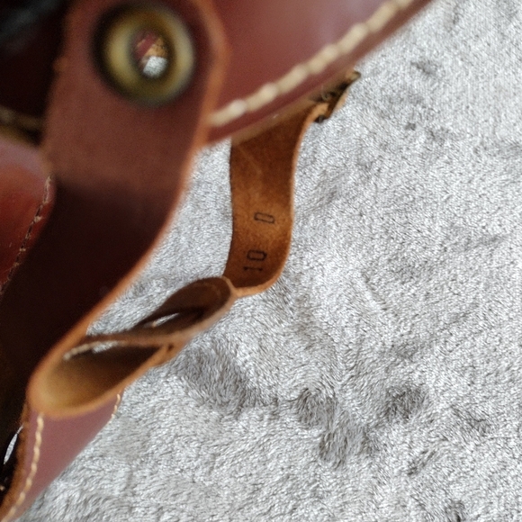 Vintage BF Goodrich Woven Sandals, Leather Arch Comfort Brown, Men's Size 10 - Picture 7 of 8